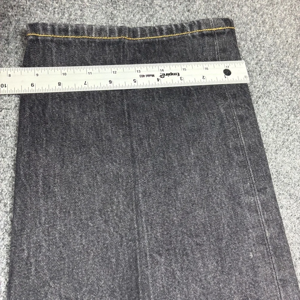 Y2K 90s Levis 501 Original Straight Leg Jeans Mens 46x32 Dark Wash Button Fly